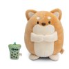 NICI plyš MyMochi Psík Hiro 16cm s bubble tea v darčekovom balení, 11x12x6,5cm