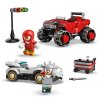 LEGO® Silver a jeho auto vs. Knuckles a jeho monster truck