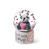 NICI Snežítko Panda Love 6,5 cm