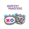 kbg08pnk bezdrotove detske sluchadla do usi goat graffiti monsters 1