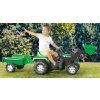 Šliapací traktor Ranchero s vlečkou a nakladačom