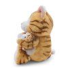 NICI plyš Mačička 20 cm s mláďaťom 6 cm - Little & Me