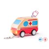 Auto sanitka so zvukmi a svetlom, zotrvačník