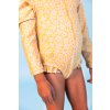 Plavky s dlhým rukávom s UPF 50+ Florish yellow (Veľkosť 62/68)