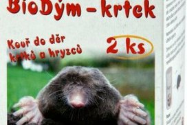 BIO dým krtek 2ks - dýmovnice proti krtkům skladem
