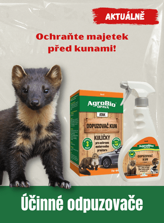 Kuličky do auta a sprej proti kunám