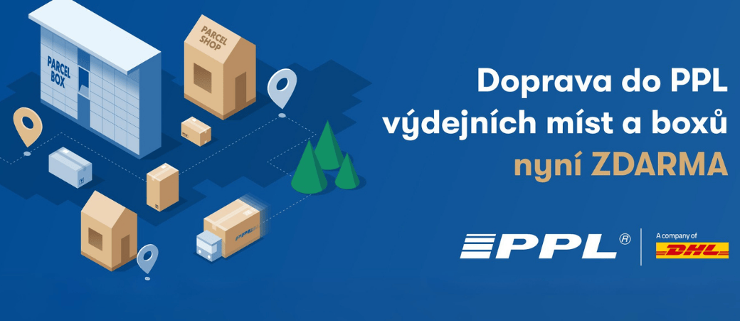 Doprava na výdejní místa PPL nyní zdarma