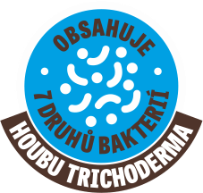 Produkt z bakterií a houby Trichodermy