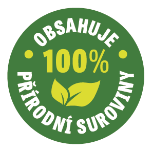 Obsahuje 100% přírodní suroviny