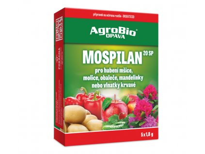 Insekticid Mospilan 20 SP na mšice, mandelinky, molice a jiné hmyzí škůdce