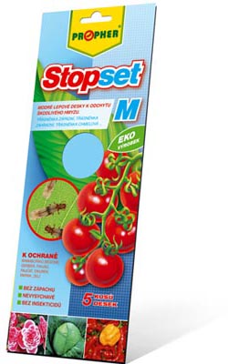 Propher s.r.o. Stopset M - modré lepové desky k odchytu třásněnek 5ks