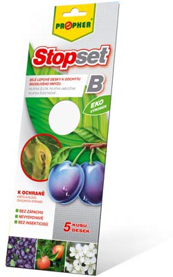 Propher s.r.o. Stopset B - bílé lepové desky k odchytu škodlivého hmyzu 5ks