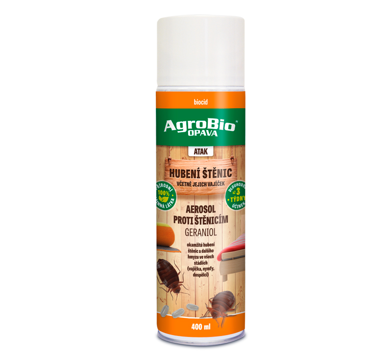 AgroBio Aerosol proti štěnicím GERANIOL 400 ml