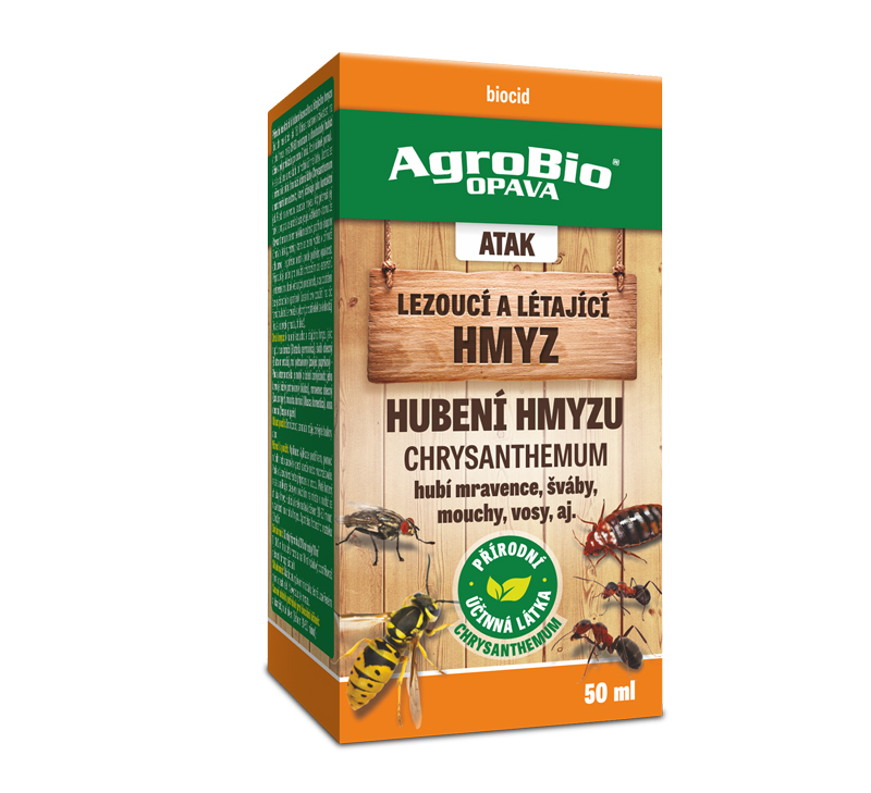 AgroBio Hubení hmyzu Chrysanthemum 50 ml