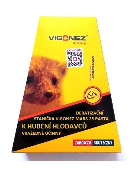 VIGONEZ MARS Deratizační stanička + Pasta na hubení hlodavců 150 g