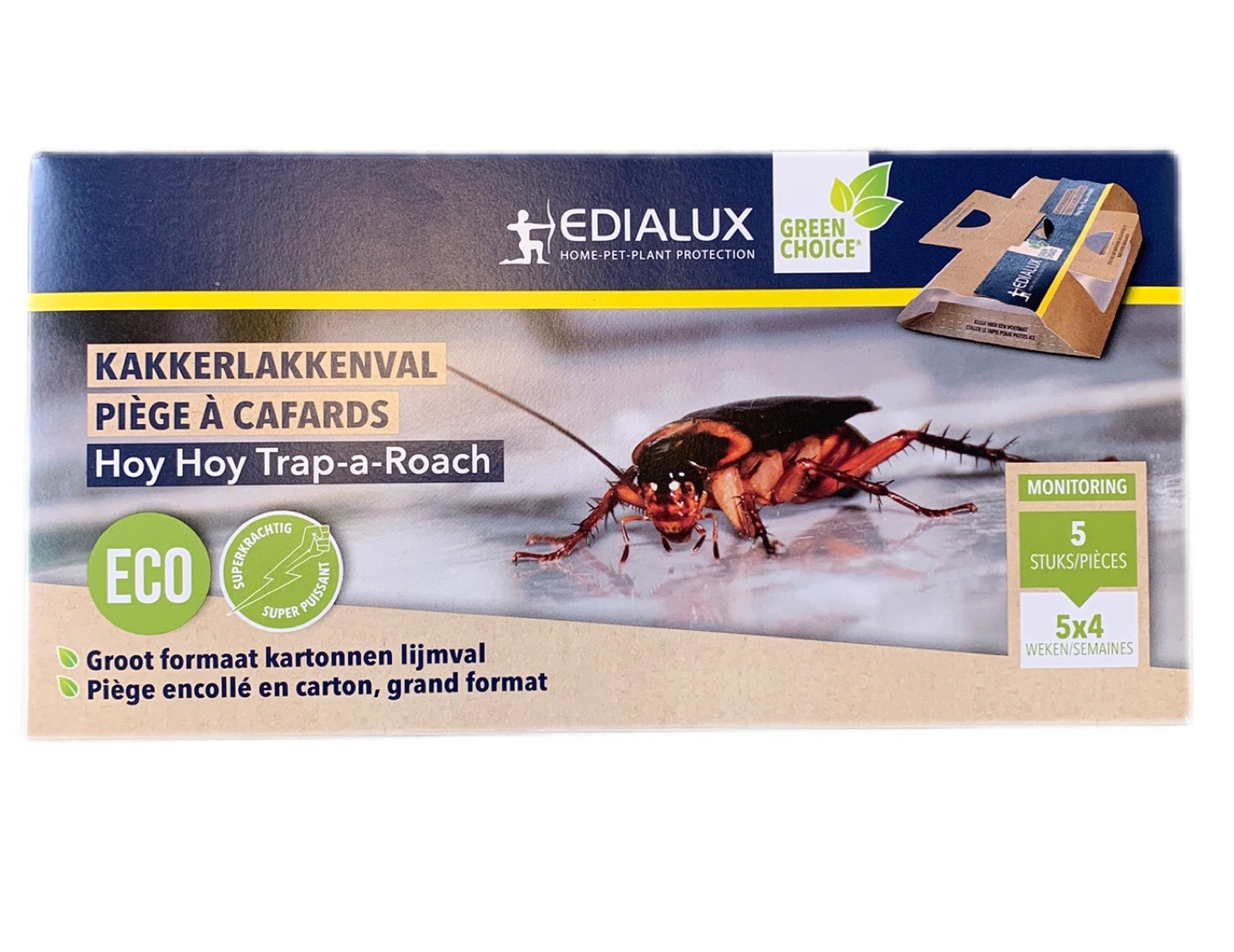 Monitorovací past na šváby HOY HOY 5ks