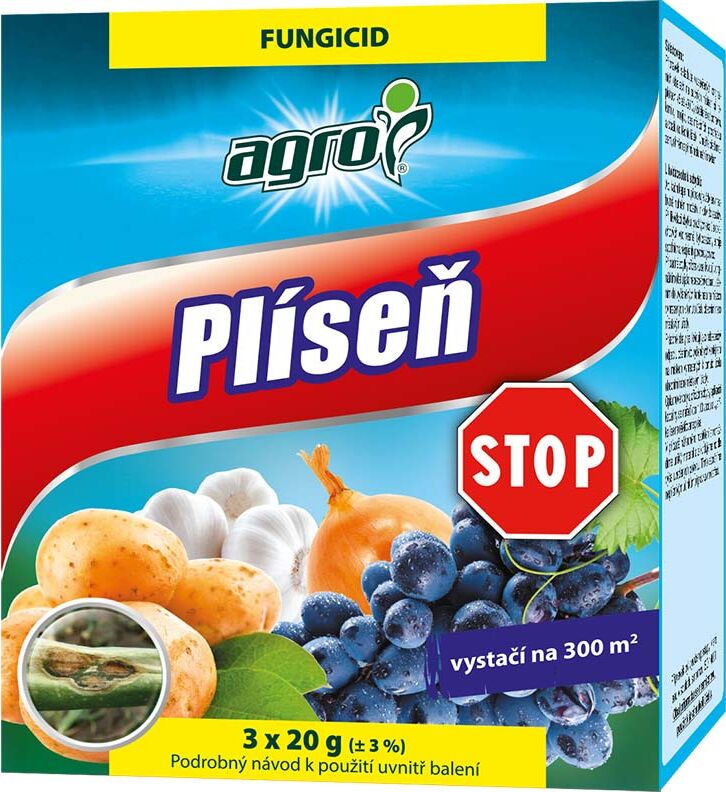 Agro CS Postřik proti plísni Plíseň STOP 3x20g