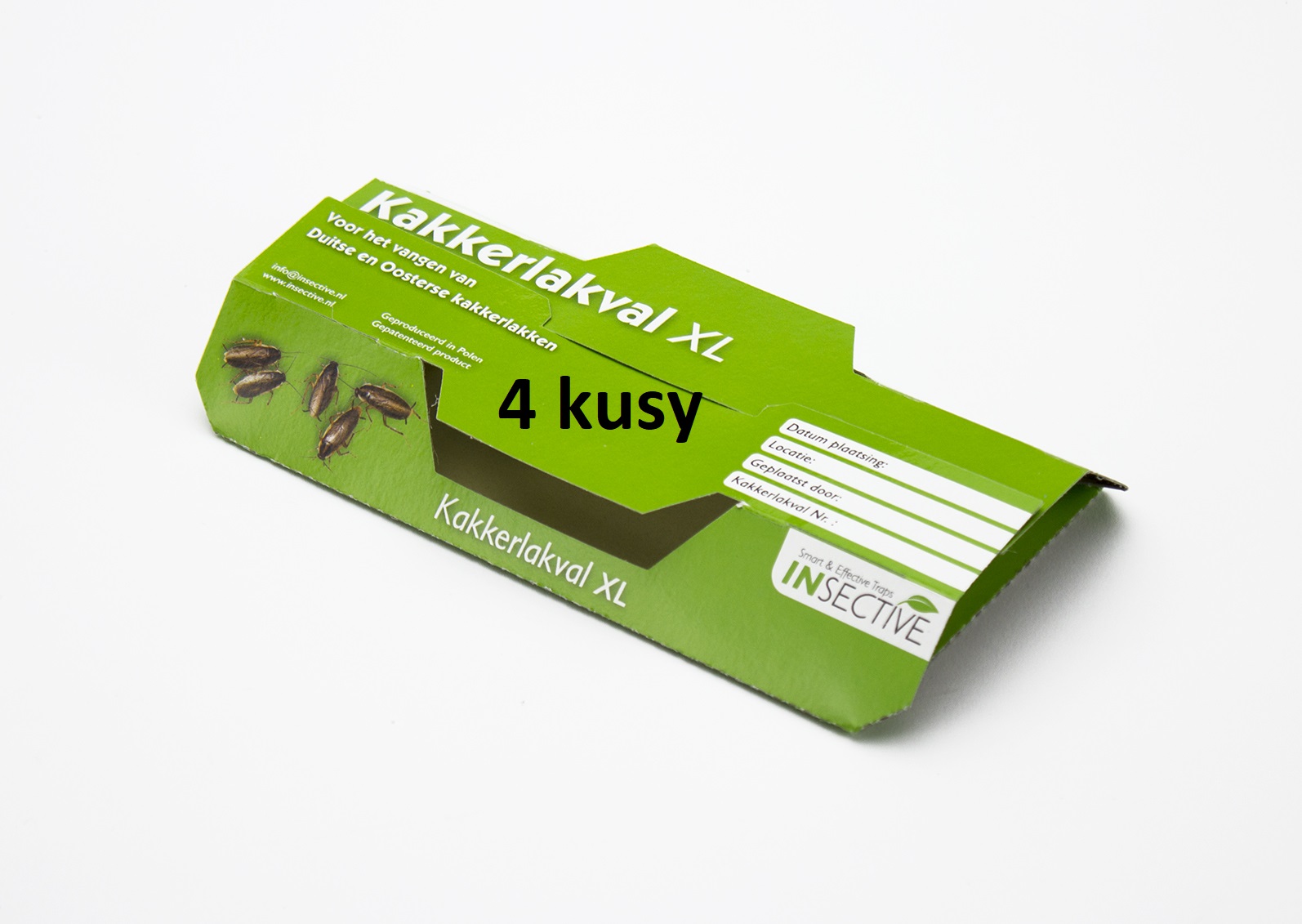 Lepová past na šváby Alcochem 4 ks