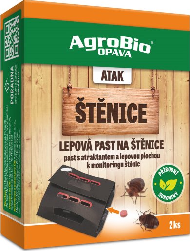 Monitorovací past na štěnice 2ks