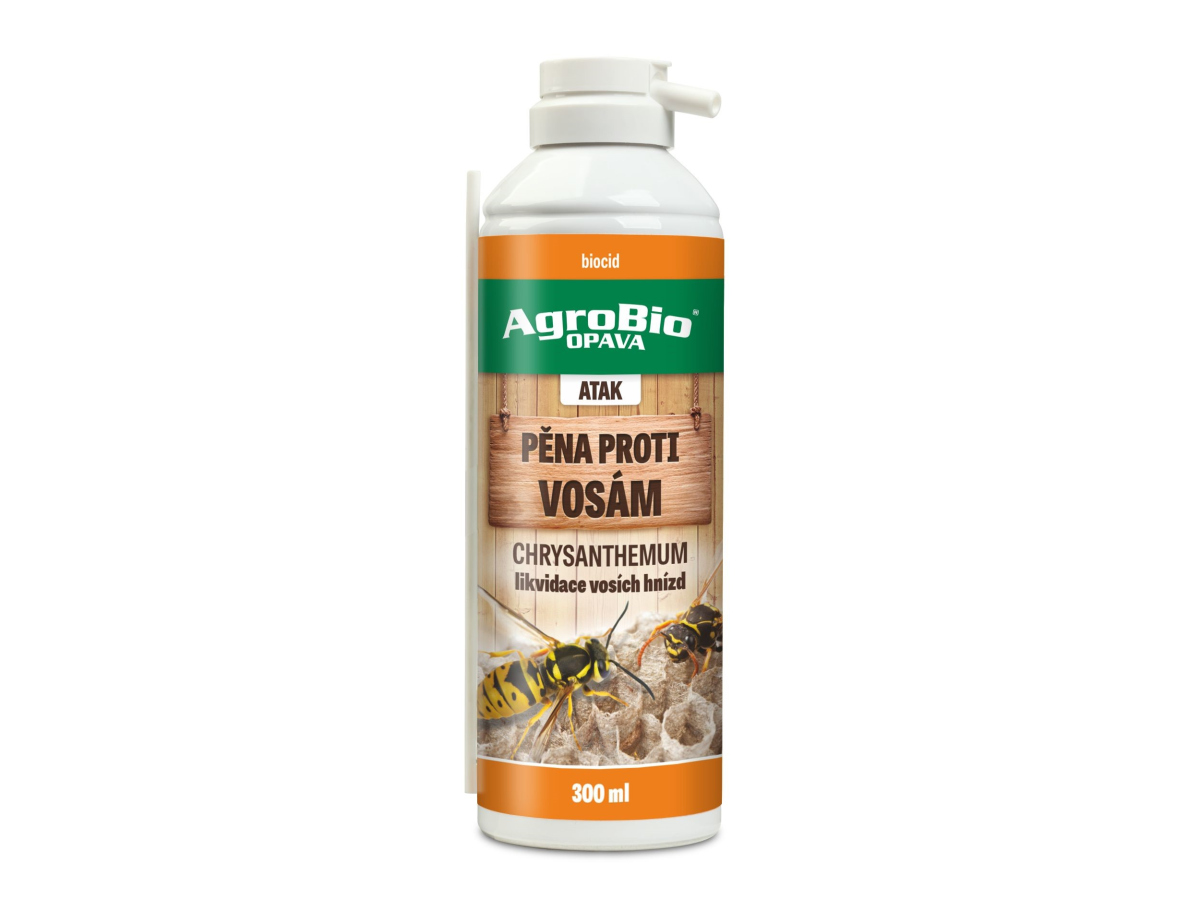 AgroBio ATAK Pěna proti vosám PLUS 300 ml