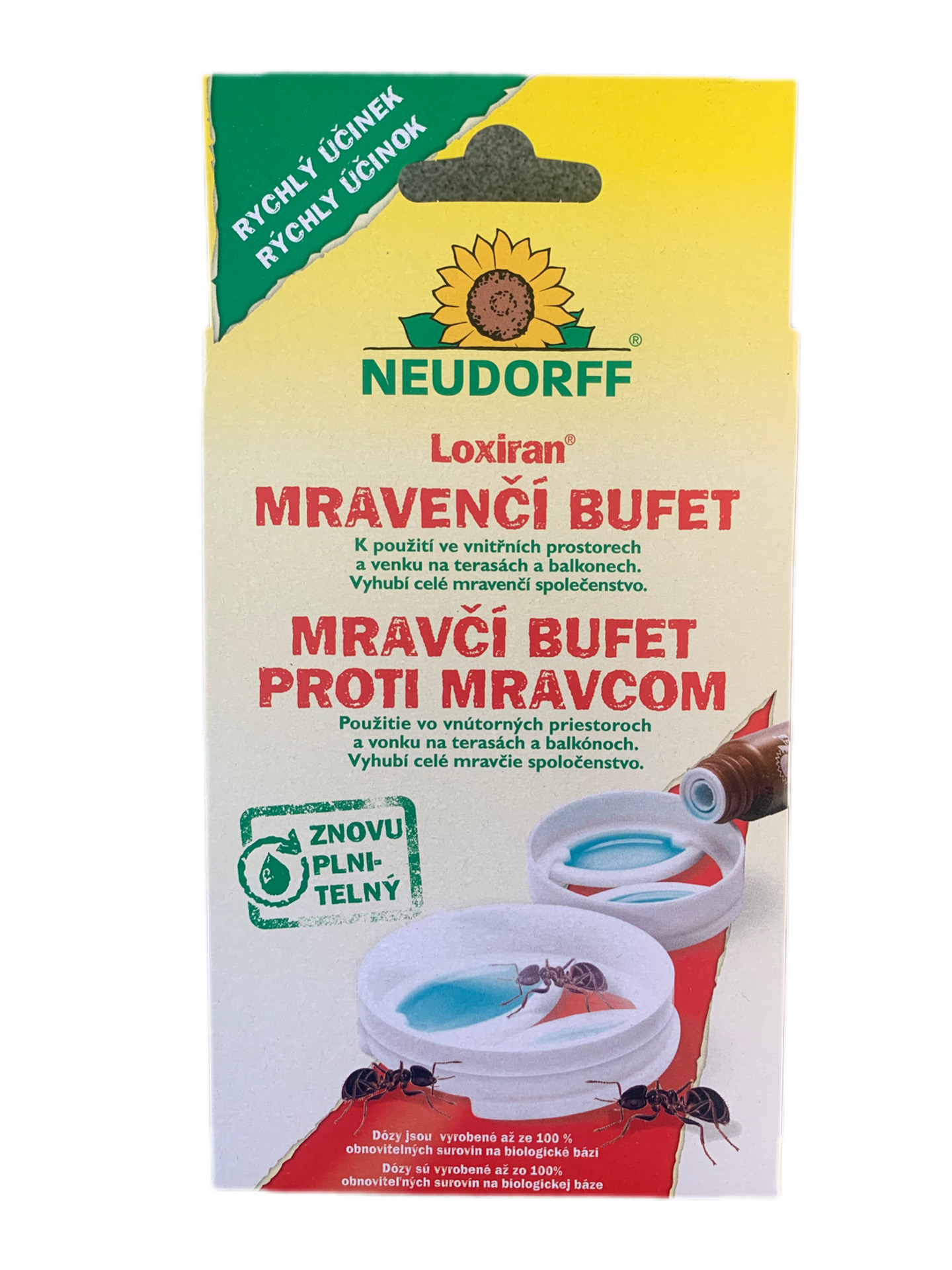Neudorff Loxiran Mravenčí bufet 2 dózy+20ml návnadového roztoku