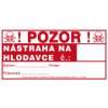 Nálepka na deratizační staničku