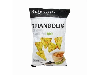 triangolini di mais e legumi bio golosani