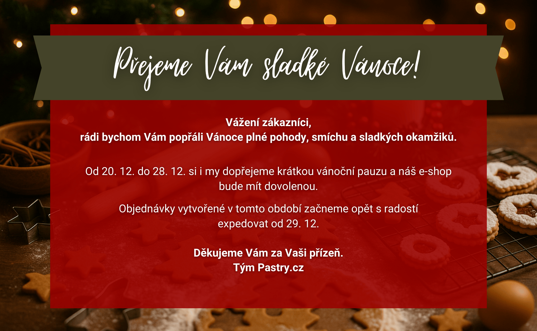 Doručení do Vánoc