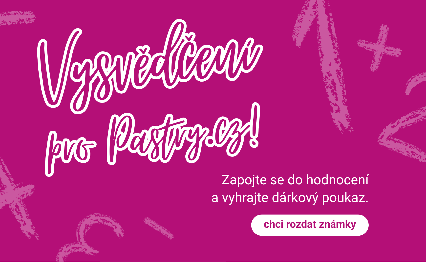 Vysvědčení pro Pastry.cz