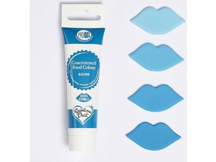 rainbow dust progel azure 25 ml gelfarbe lebensmittelfarbe