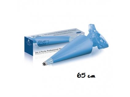 CUKRÁŘSKÝ SÁČEK MODRÝ - JEDNORÁZOVÝ SOFT 65 cm 100ks