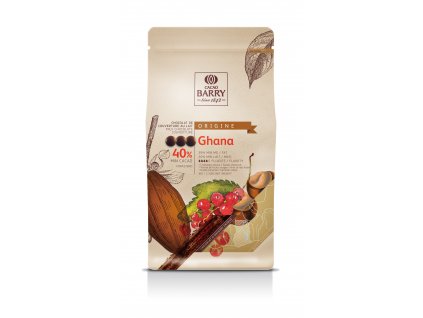 CACAO BARRY ČOKOLÁDA SINGLE ORIGIN GHANA MLÉČNÁ (40%) 1 kg