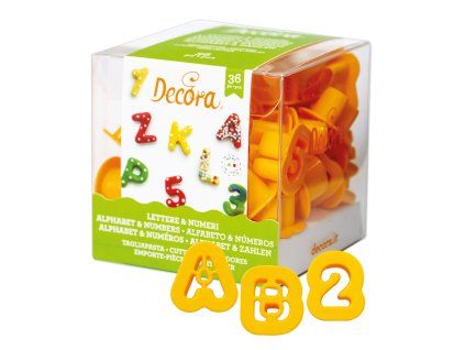 VYKRAJOVÁTKA SADA - PÍSMENA A ČÍSLICE 36ks