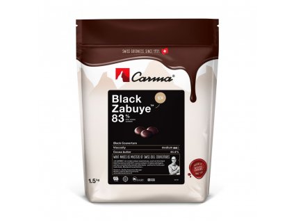 CARMA ČOKOLÁDA BLACK ZABUYE HOŘKÁ (83%) 1,5kg