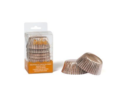 KOŠÍČKY NA MUFFINY - ROSEGOLD 50x32mm 60ks