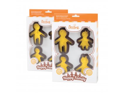 VYKRAJOVÁTKA SADA - POSTAVIČKY (happy family) 4ks