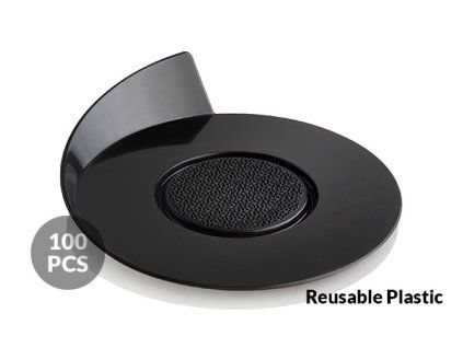 black tray round