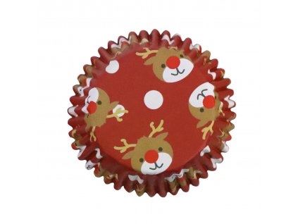 KOŠÍČKY NA MUFFINY - CHRISTMAS REINDEER 50x28mm 30ks