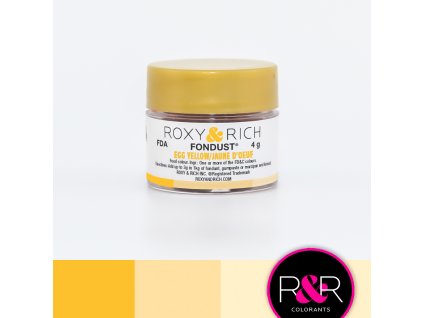 ROXY & RICH BARVA ROZPUSTNÁ VE VODĚ FONDUST - ŽLUTÁ EGG YELLOW 4g