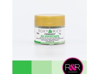 ROXY & RICH BARVA ROZPUSTNÁ VE VODĚ FONDUST - ZELENÁ MINT GREEN 4g