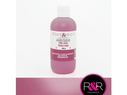 ROXY & RICH KAKAOVÉ MÁSLO TŘPYTIVÉ - RŮŽOVÉ PINK TOPAZ VELKÉ BALENÍ 225g