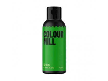 COLOUR MILL BARVA TEKUTÁ NA VODNÍ BÁZI - ZELENÁ (GREEN) 20 ml