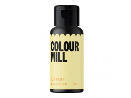 COLOUR MILL BARVA TEKUTÁ NA VODNÍ BÁZI - CITRONOVÁ (LEMON) 20 ml