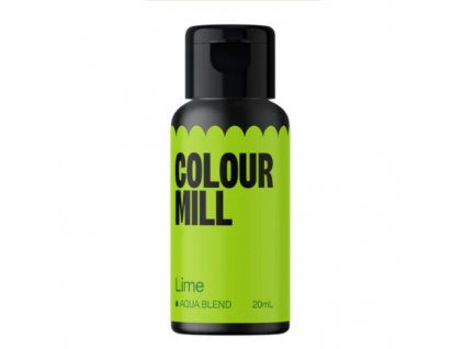 COLOUR MILL BARVA TEKUTÁ NA VODNÍ BÁZI - LIMETKOVÁ (LIME) 20 ml