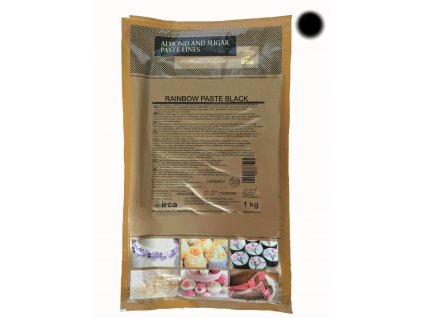 MODELOVACÍ A POTAHOVACÍ HMOTA  RAINBOW PASTE - ČERNÁ 1kg