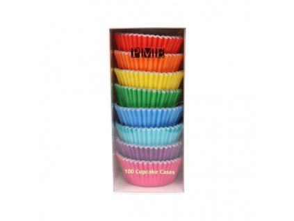 KOŠÍČKY NA MUFFINY - RAINBOW SET (DUHOVÉ) 8 barev 50x28mm 100ks