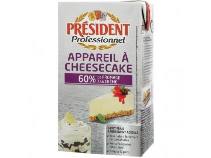 PRESIDENT CHEESECAKE - SMĚS PRO PŘÍPRAVU CHEESECAKE 1l