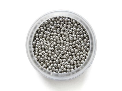 SLEVA - PME CUKROVÉ ZDOBENÍ PERLY STŘÍBRNÉ 2,3 mm 25g - MIN. TRVANLIVOST 25.12.2025