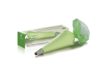 SÁČEK jednorázový ZELENÝ 80 mikronů 55cm 100ks