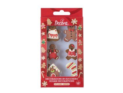 DECO DEKORACE CUKROVÁ - PERNÍČCI 6ks